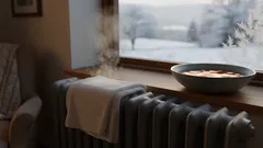Kuiva ilma asunnossa kuin aavikolla? Ripusta pattereihin jokaisesta keittiöstä löytyvää